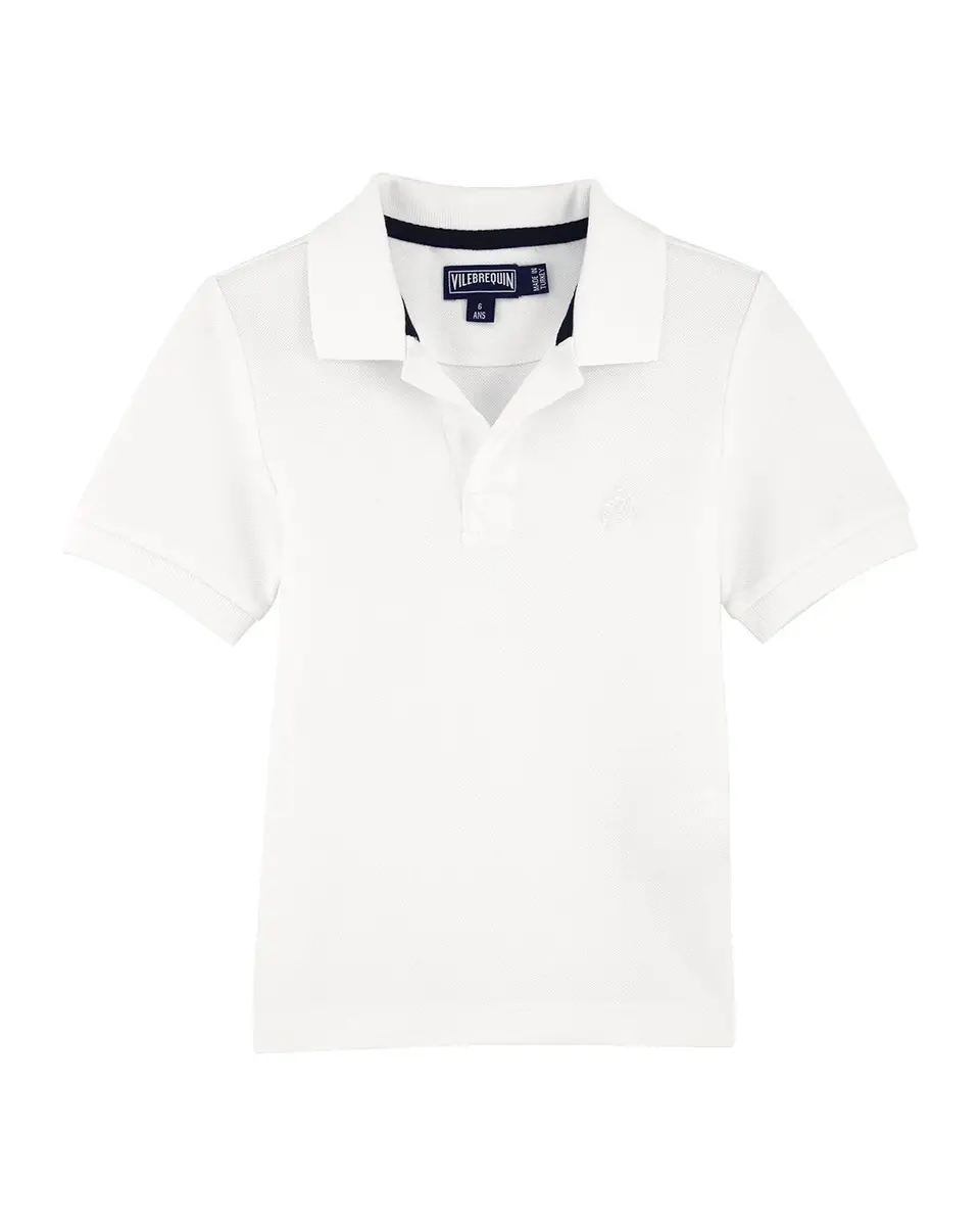 Vilebrequin Boy's Changing Cotton Pique Polo Shirt | Thumbnail 3 Vilebrequin Boy's Changing Cotton Pique Polo Shirt | Thumbnail 3