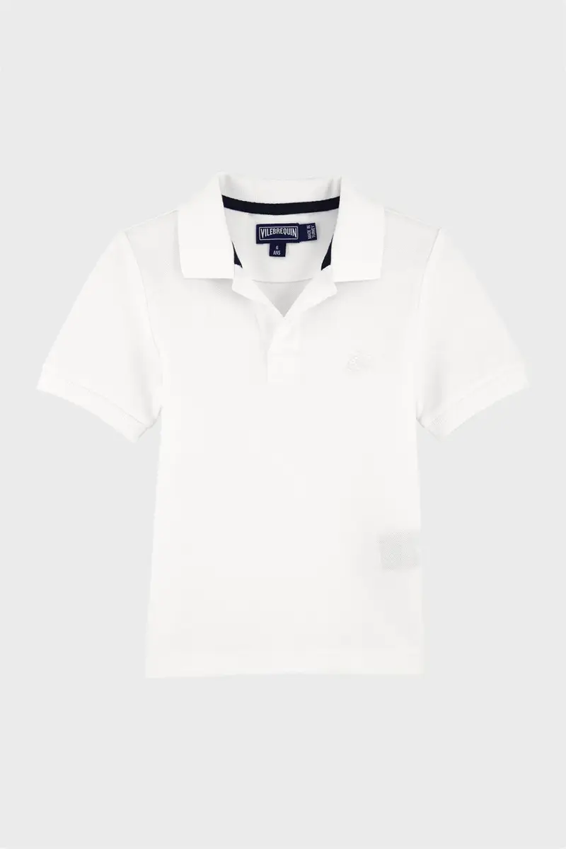 Vilebrequin Boy's Changing Cotton Pique Polo Shirt | Thumbnail 4 Vilebrequin Boy's Changing Cotton Pique Polo Shirt | Thumbnail 4