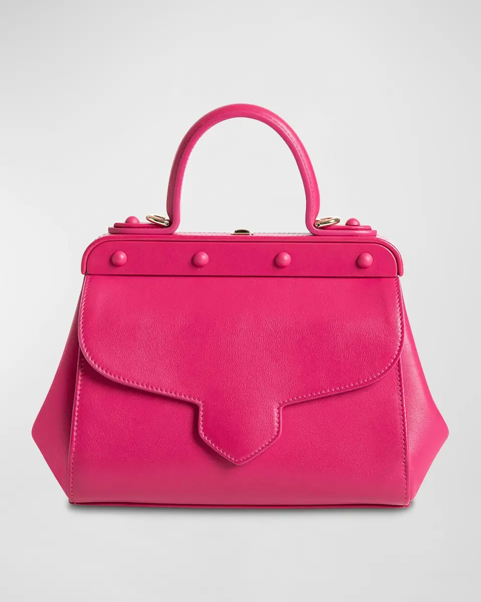 Franzi Margherita Small Leather Top-Handle Bag | Thumbnail 4 Franzi Margherita Small Leather Top-Handle Bag | Thumbnail 4