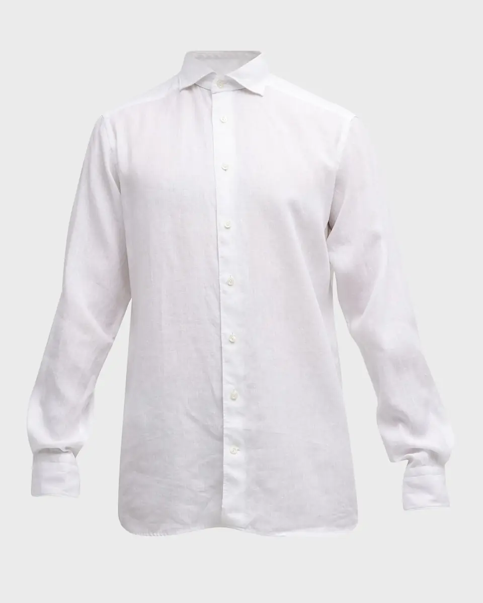 Eton Men's Linen Sport Shirt | Thumbnail 2 Eton Men's Linen Sport Shirt | Thumbnail 2