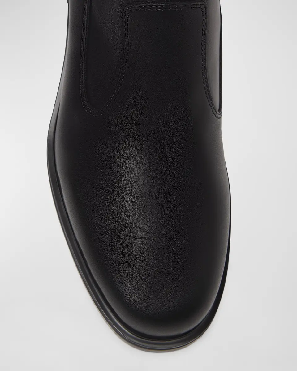 NeroGiardini Leather Buckle Riding Boots | Thumbnail 4