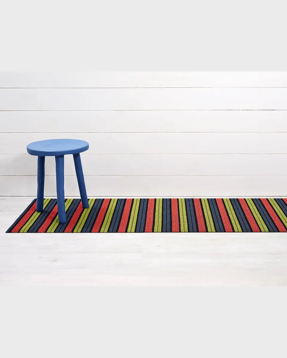 Chilewich Ribbon Stripe Indoor/Outdoor Shag Runner, 2 ' x 6 ' | Thumbnail 3 Chilewich Ribbon Stripe Indoor/Outdoor Shag Runner, 2 ' x 6 ' | Thumbnail 3