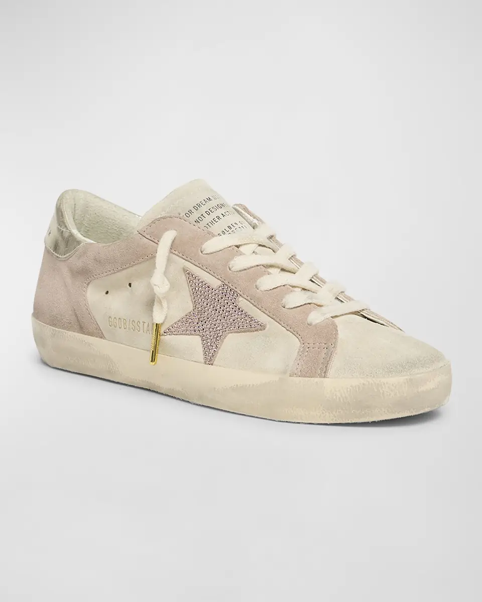 Golden Goose Super-Star Bicolor Suede Low-Top Sneakers | Thumbnail 2 Golden Goose Super-Star Bicolor Suede Low-Top Sneakers | Thumbnail 2