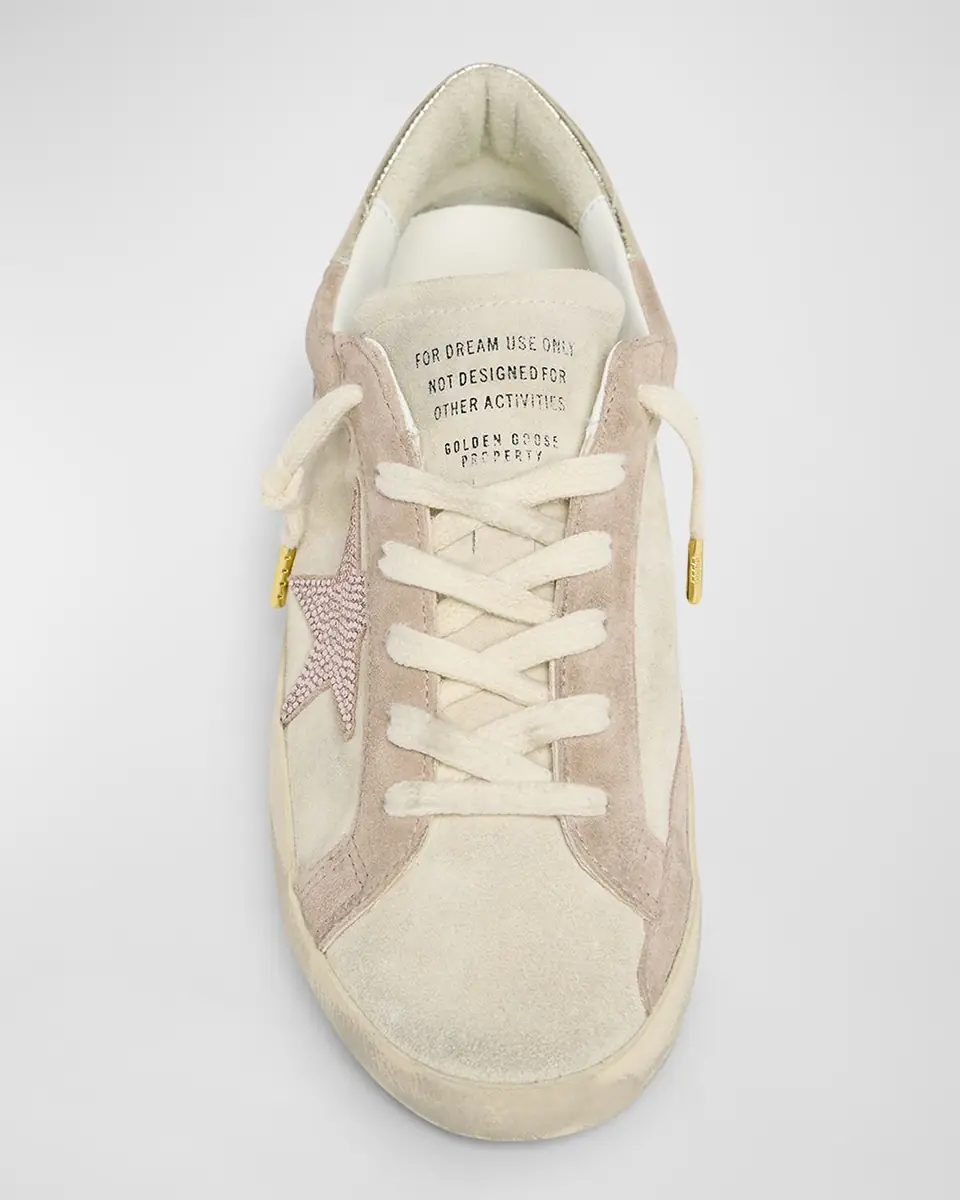 Golden Goose Super-Star Bicolor Suede Low-Top Sneakers | Thumbnail 4 Golden Goose Super-Star Bicolor Suede Low-Top Sneakers | Thumbnail 4