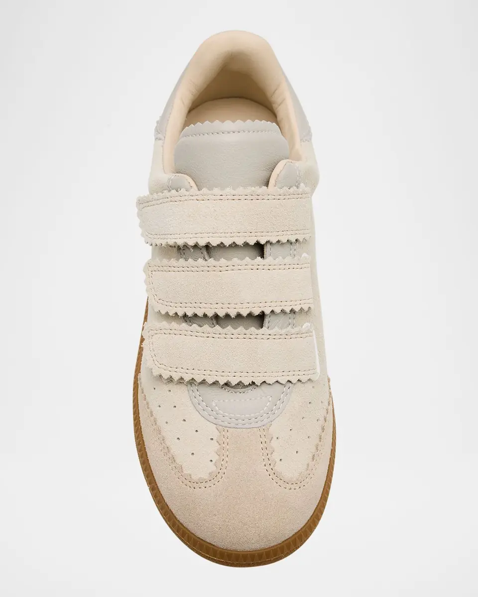 Isabel Marant Beth Mixed Leather Triple-Grip Sneakers | Thumbnail 3 Isabel Marant Beth Mixed Leather Triple-Grip Sneakers | Thumbnail 3