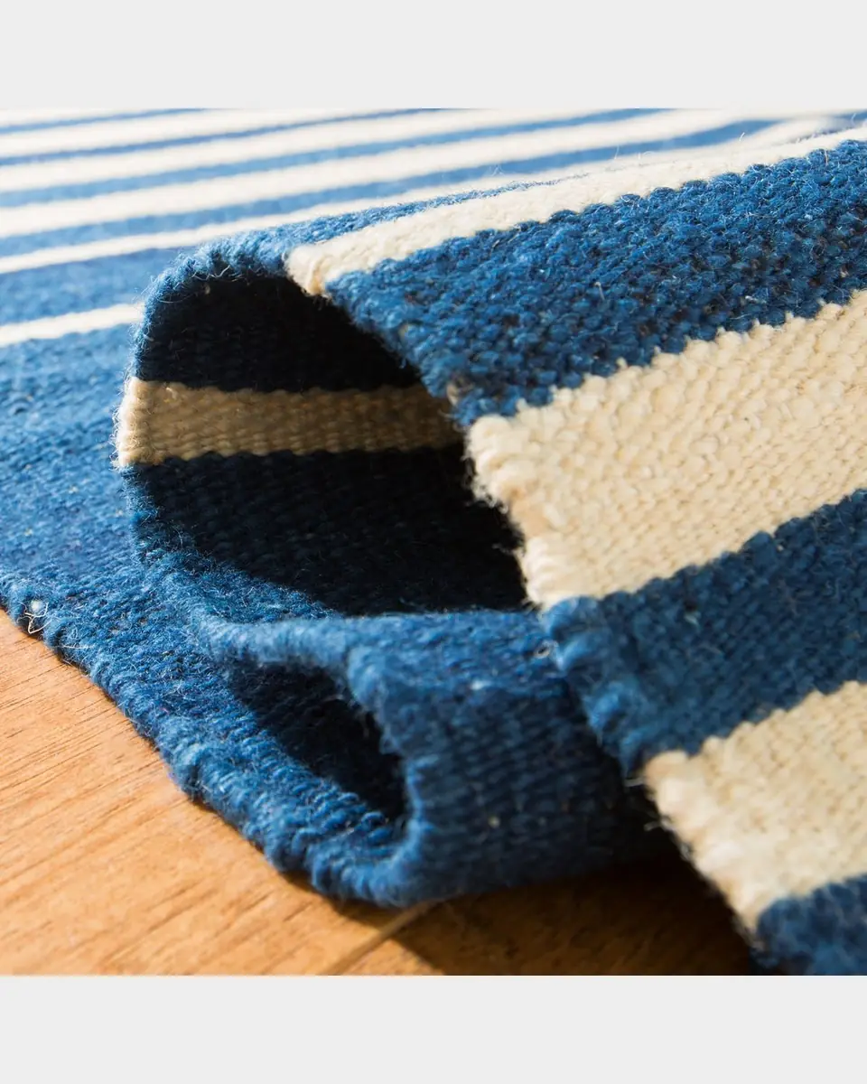Ralph Lauren Home Bluff Point Stripe Hand-Woven Rug | Thumbnail 3 Ralph Lauren Home Bluff Point Stripe Hand-Woven Rug | Thumbnail 3