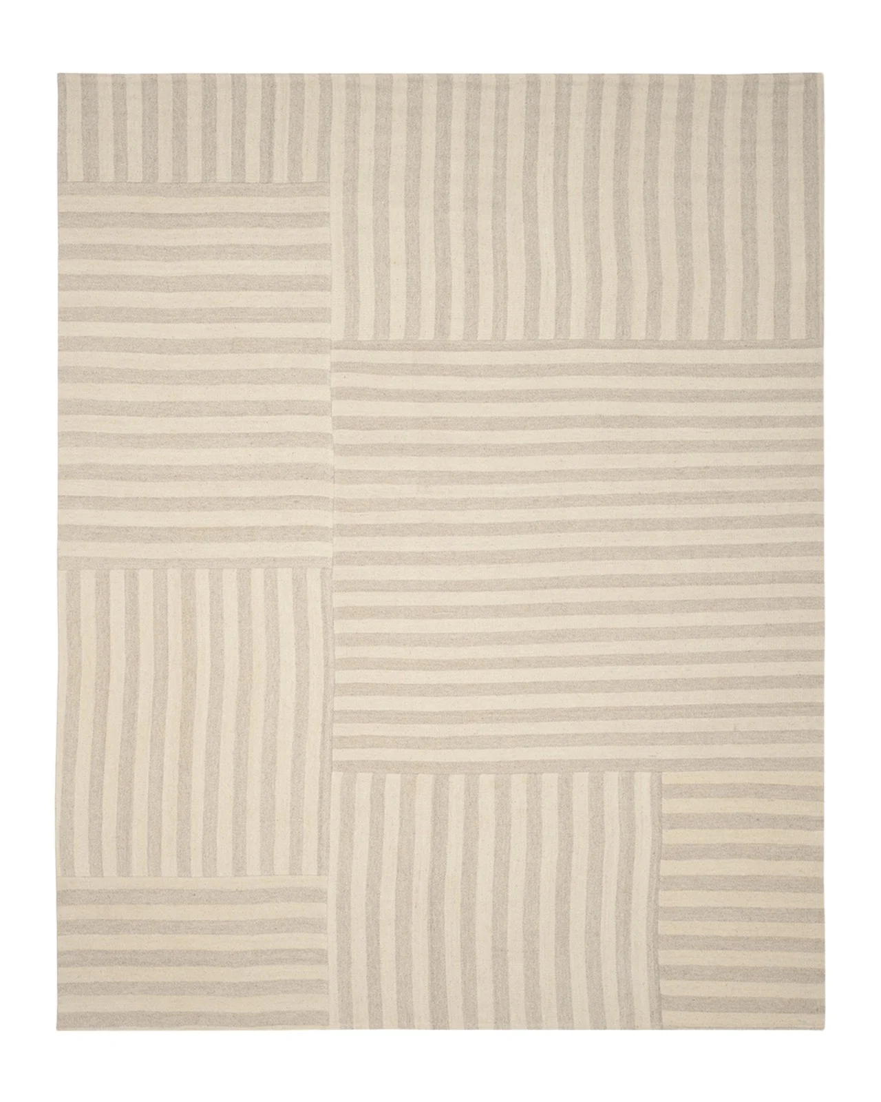 Ralph Lauren Home Celeste Stripe Patch Hand-Woven Rug