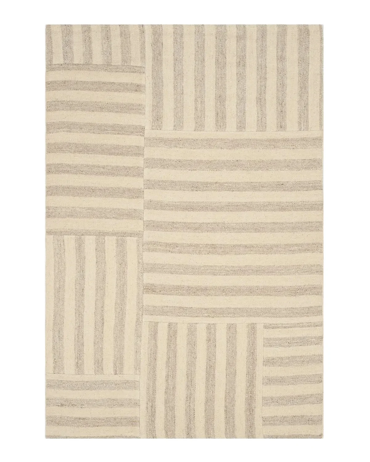 Ralph Lauren Home Celeste Stripe Patch Hand-Woven Rug
