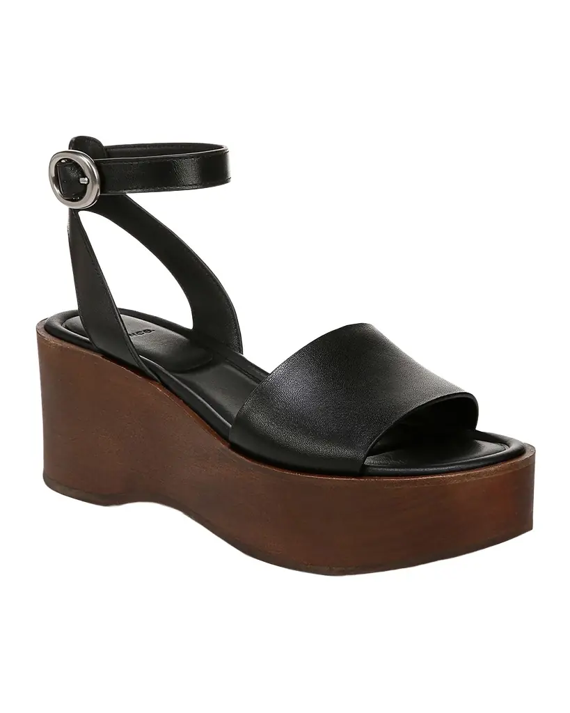 Phillipa Leather Clog Platform Sandals Phillipa Leather Clog Platform Sandals
