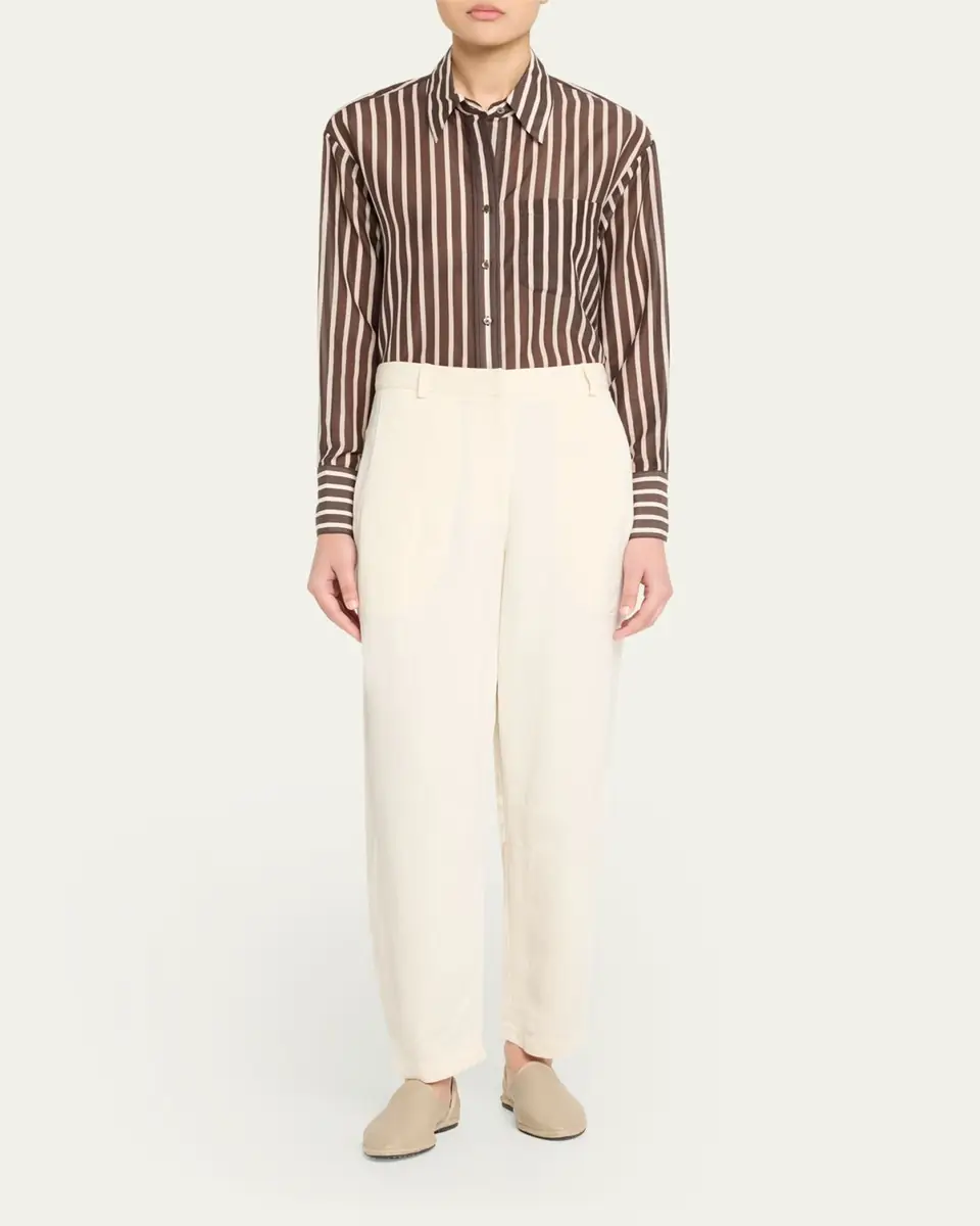 TWP Joey Striped Cotton-Silk Shirt | Thumbnail 6 TWP Joey Striped Cotton-Silk Shirt | Thumbnail 6