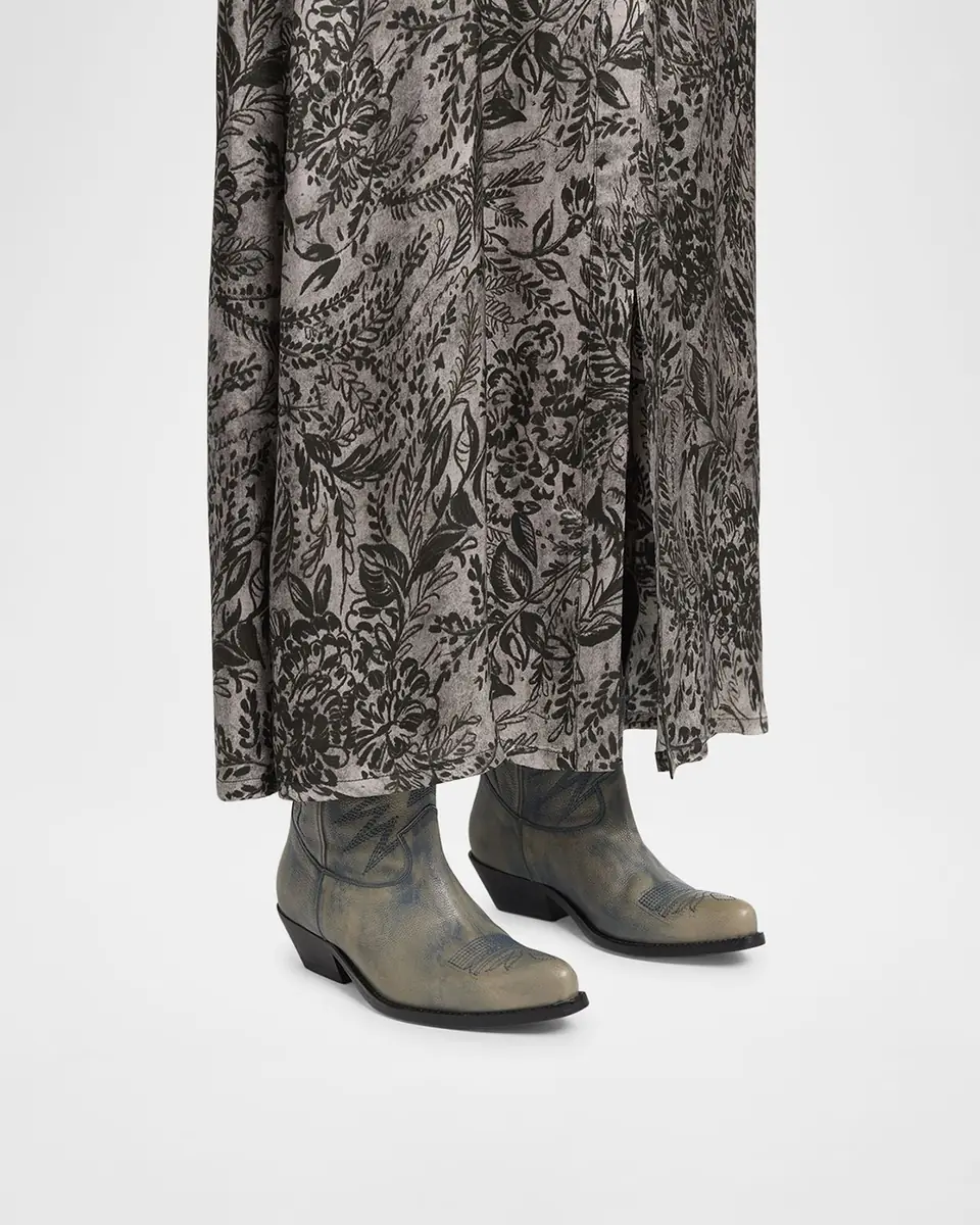 Golden Goose Wish Star Treated Leather Western Boots | Thumbnail 2 Golden Goose Wish Star Treated Leather Western Boots | Thumbnail 2