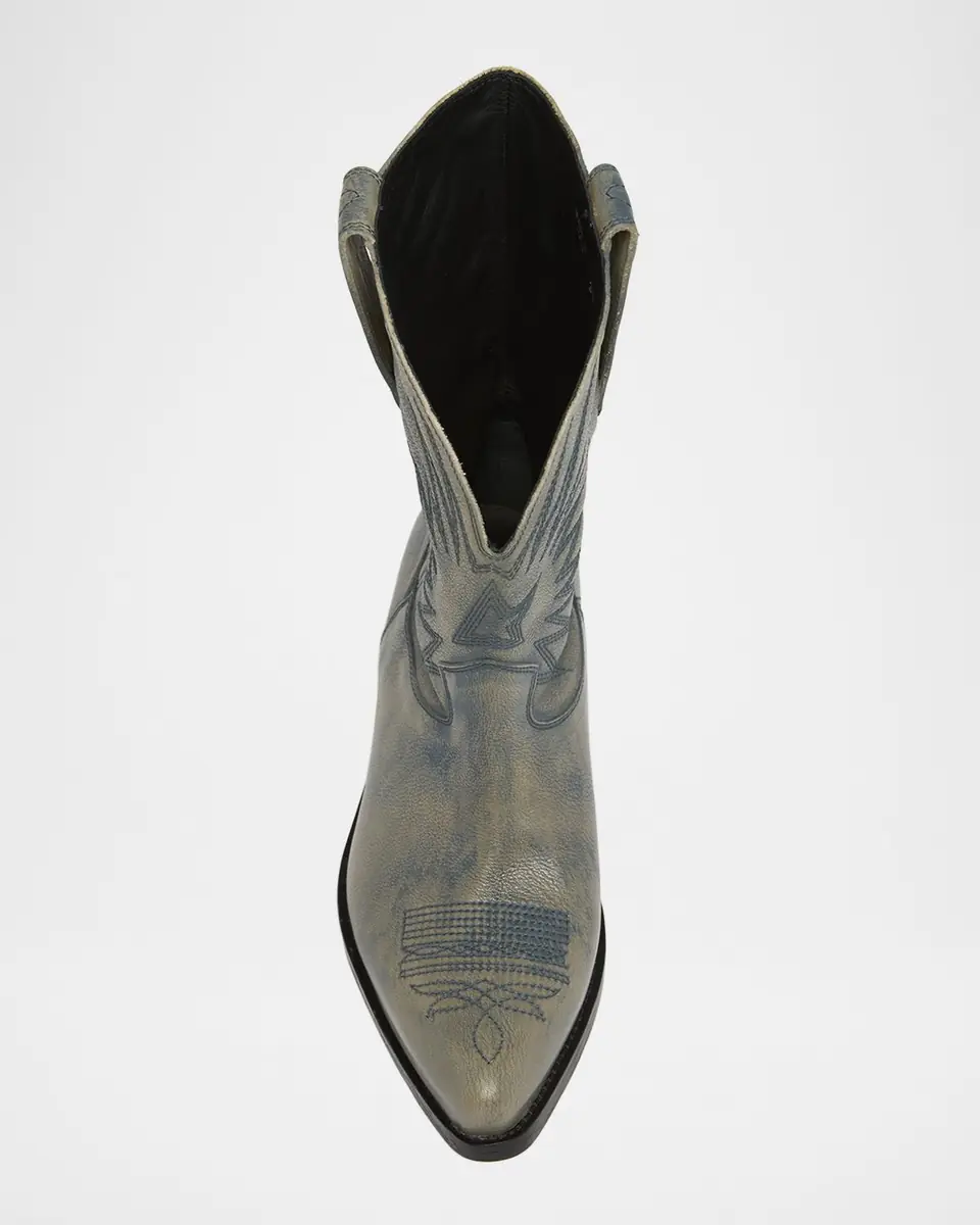 Golden Goose Wish Star Treated Leather Western Boots | Thumbnail 6 Golden Goose Wish Star Treated Leather Western Boots | Thumbnail 6