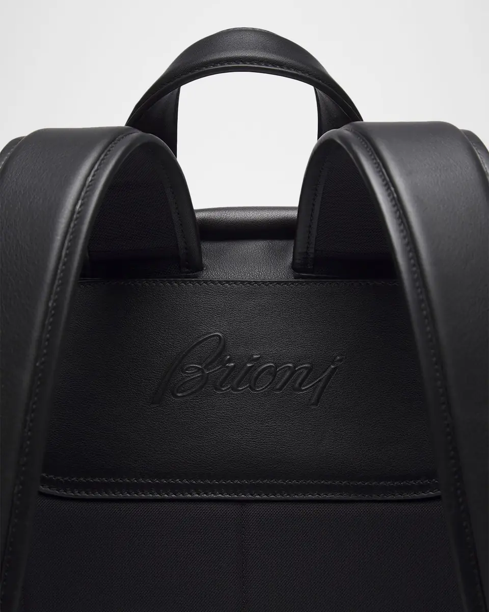 Brioni Men's Nappa Leather Backpack | Thumbnail 5