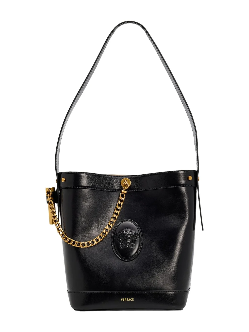 Medusa Leather Bucket Bag Medusa Leather Bucket Bag