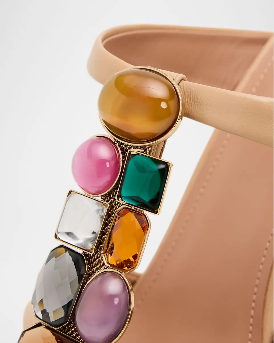 Malone Souliers 100mm Simi Jeweled Nappa Leather Sandals | Thumbnail 3 Malone Souliers 100mm Simi Jeweled Nappa Leather Sandals | Thumbnail 3