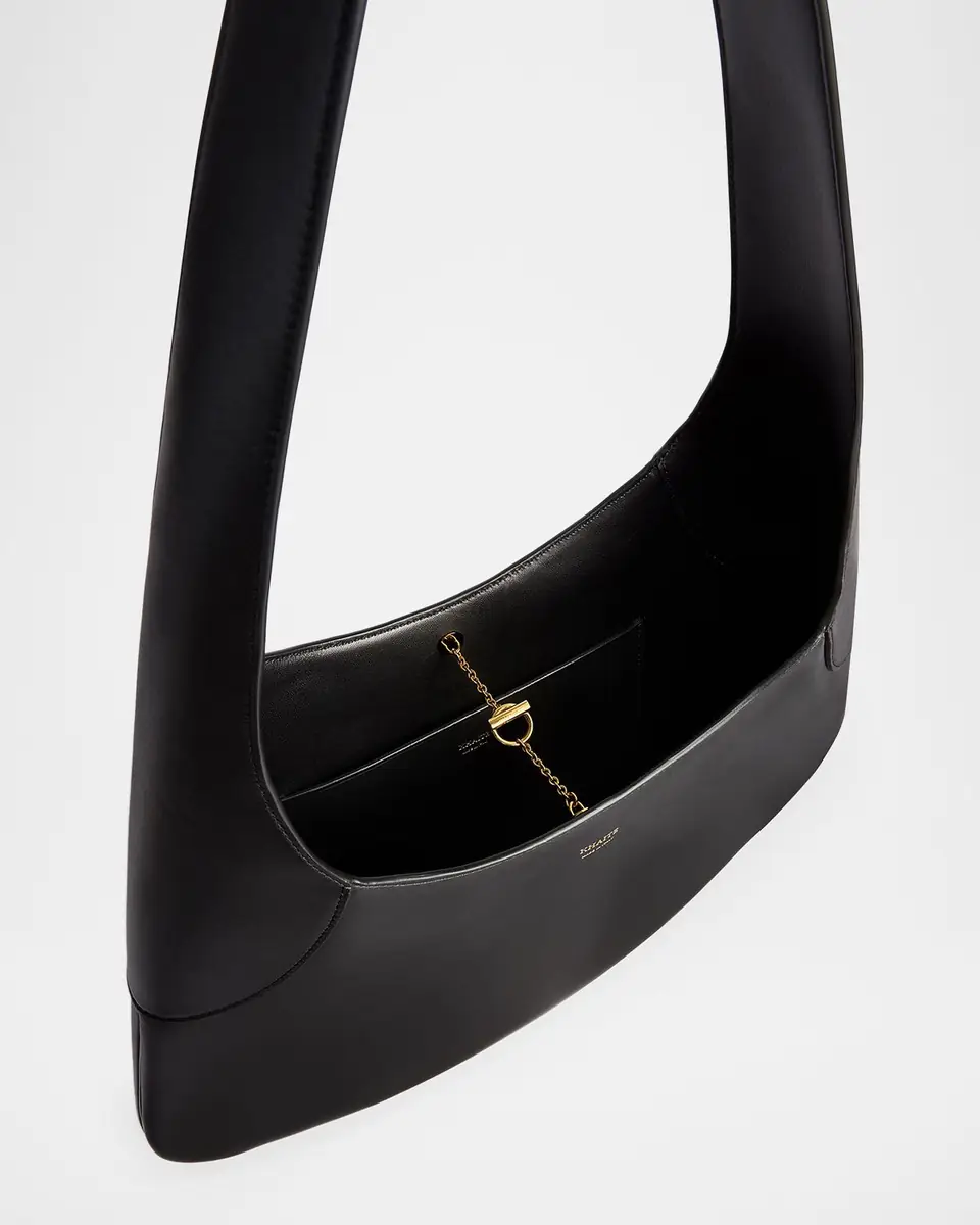 Khaite Joan Large Leather Hobo Bag | Thumbnail 3