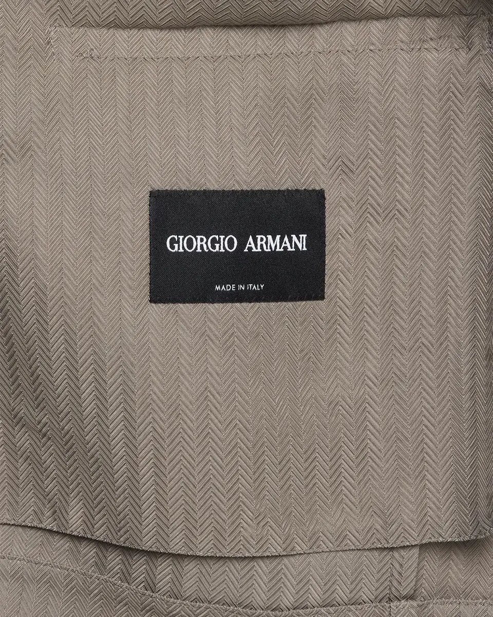 Giorgio Armani Men's Chevron Cupro Relaxed Shawl-Lapel Suit | Thumbnail 6 Giorgio Armani Men's Chevron Cupro Relaxed Shawl-Lapel Suit | Thumbnail 6