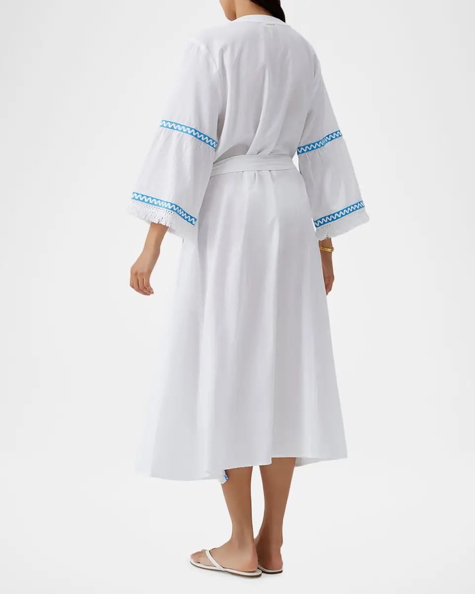 Melissa Odabash Anais Embroidered Midi Kaftan | Thumbnail 2 Melissa Odabash Anais Embroidered Midi Kaftan | Thumbnail 2