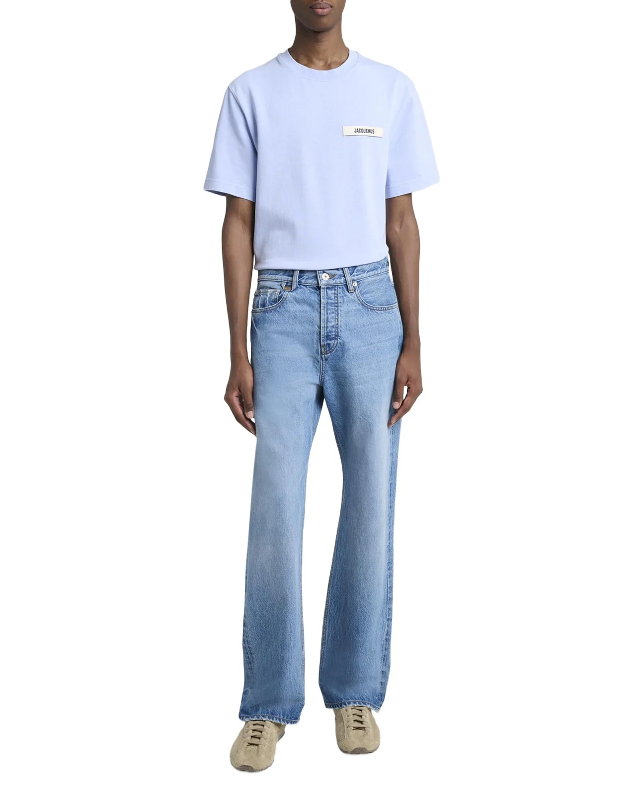 Men's Stonewashed Denim Straight-Leg Jeans Men's Stonewashed Denim Straight-Leg Jeans