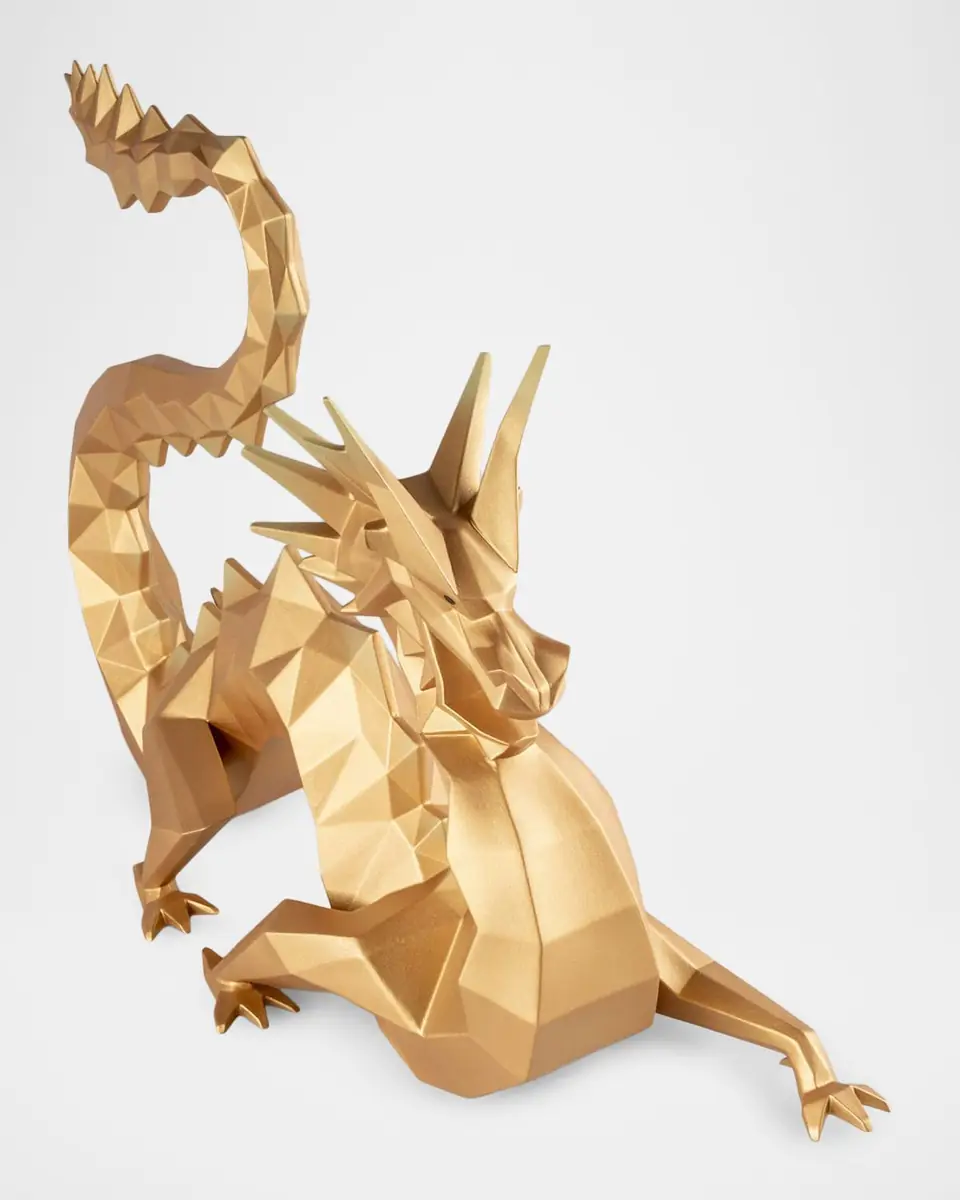Lladro Limited Edition Origami Dragon Sculpture | Thumbnail 2 Lladro Limited Edition Origami Dragon Sculpture | Thumbnail 2