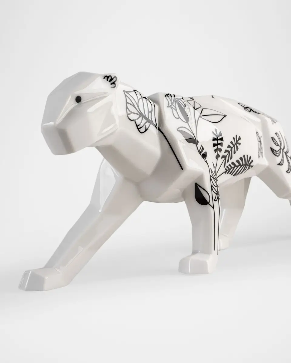 Lladro Origami Jungle Panther Sculpture | Thumbnail 5 Lladro Origami Jungle Panther Sculpture | Thumbnail 5