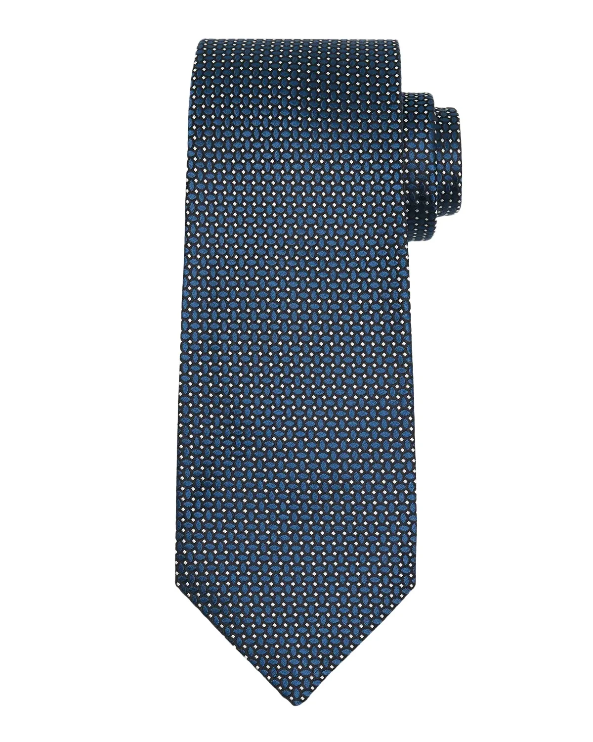 Men's Geometric Silk Tie