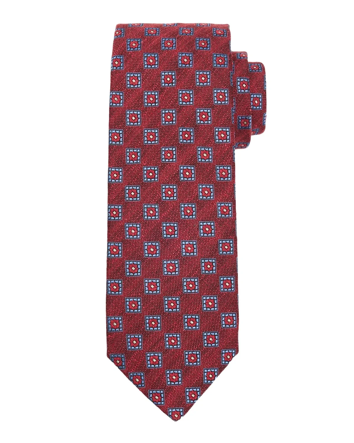 Men's Geometric Silk Tie