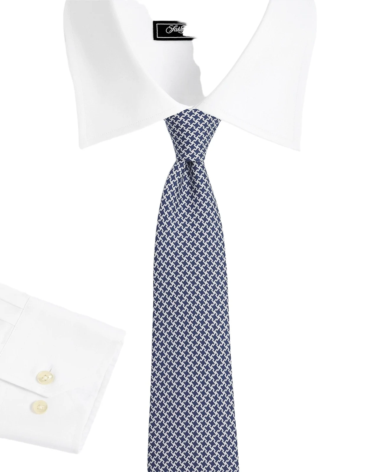 Men's Geometric-Print Silk Tie