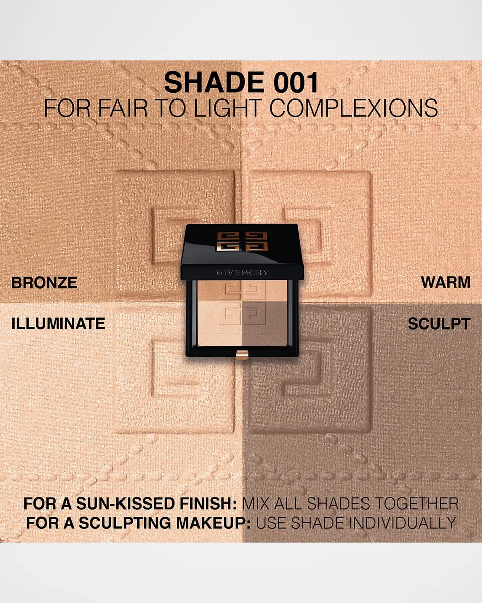 Givenchy Prisme Libre 4-Color Blurring & Sculpting Bronzer Powder - 001 | Thumbnail 4 Givenchy Prisme Libre 4-Color Blurring & Sculpting Bronzer Powder - 001 | Thumbnail 4