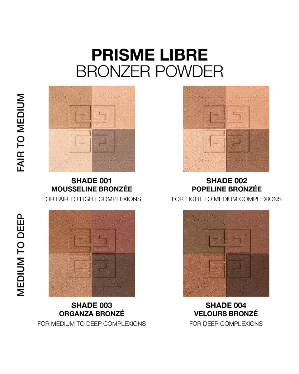 Givenchy Prisme Libre 4-Color Blurring & Sculpting Bronzer Powder - 002 | Thumbnail 7 Givenchy Prisme Libre 4-Color Blurring & Sculpting Bronzer Powder - 002 | Thumbnail 7