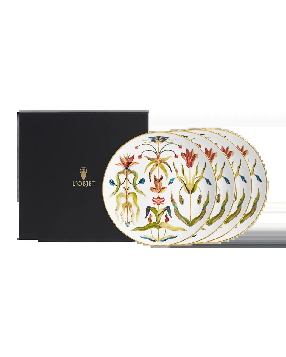 L'Objet Grand Tour Dessert Plates, Set of 4 | Thumbnail 2