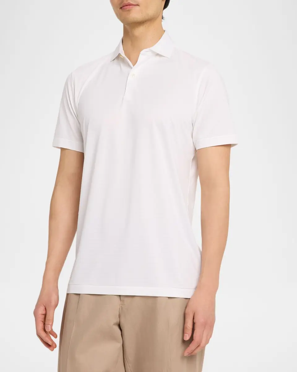 Peter Millar Men's Crown Crafted Empire Performance Jersey Polo Shirt | Thumbnail 3 Peter Millar Men's Crown Crafted Empire Performance Jersey Polo Shirt | Thumbnail 3