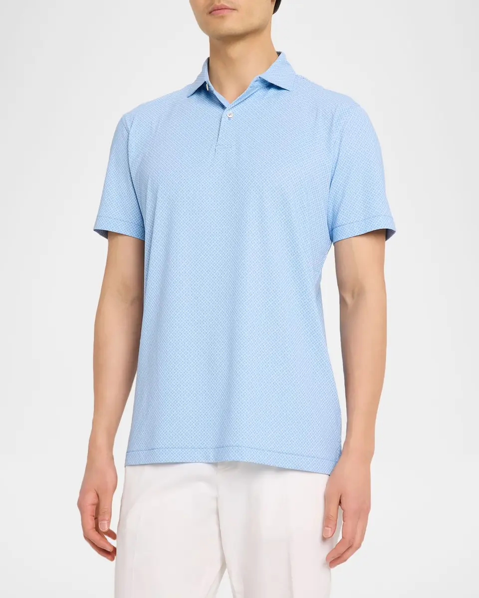 Peter Millar Men's Crown Crafted Granada Performance Jersey Polo Shirt | Thumbnail 4 Peter Millar Men's Crown Crafted Granada Performance Jersey Polo Shirt | Thumbnail 4