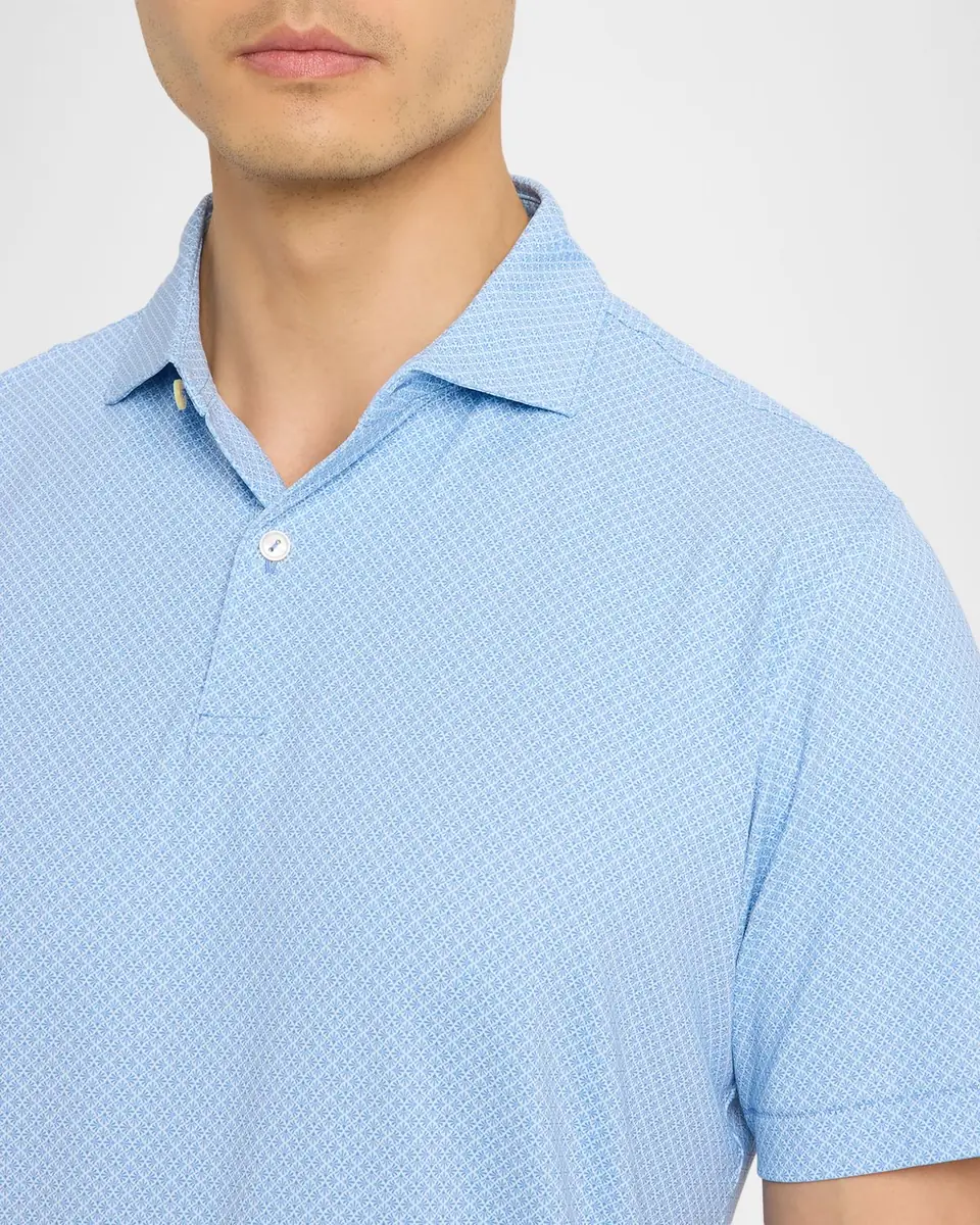 Peter Millar Men's Crown Crafted Granada Performance Jersey Polo Shirt | Thumbnail 5 Peter Millar Men's Crown Crafted Granada Performance Jersey Polo Shirt | Thumbnail 5