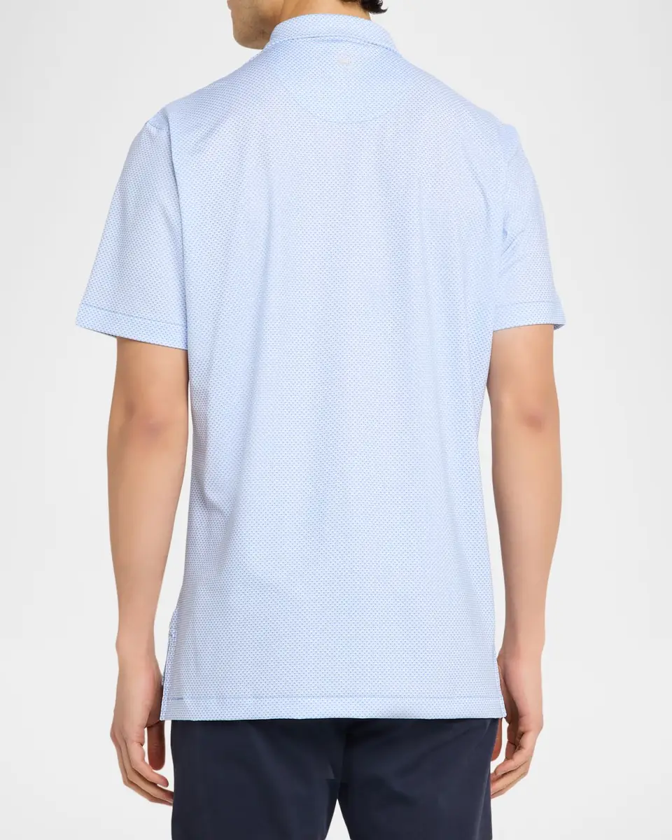 Peter Millar Men's Medina Summer Comfort Performance Jersey Polo | Thumbnail 3 Peter Millar Men's Medina Summer Comfort Performance Jersey Polo | Thumbnail 3