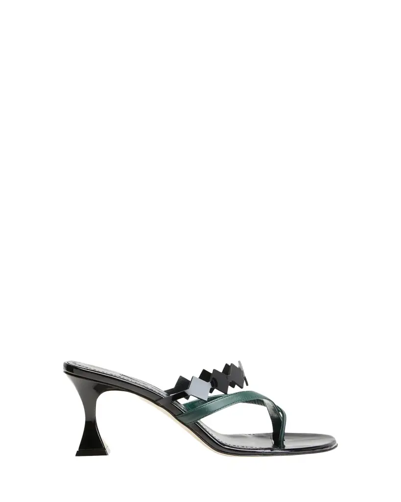 Manolo Blahnik Sulfahi Crisscross Mule Sandals | Image 1 Manolo Blahnik Sulfahi Crisscross Mule Sandals | Image 1