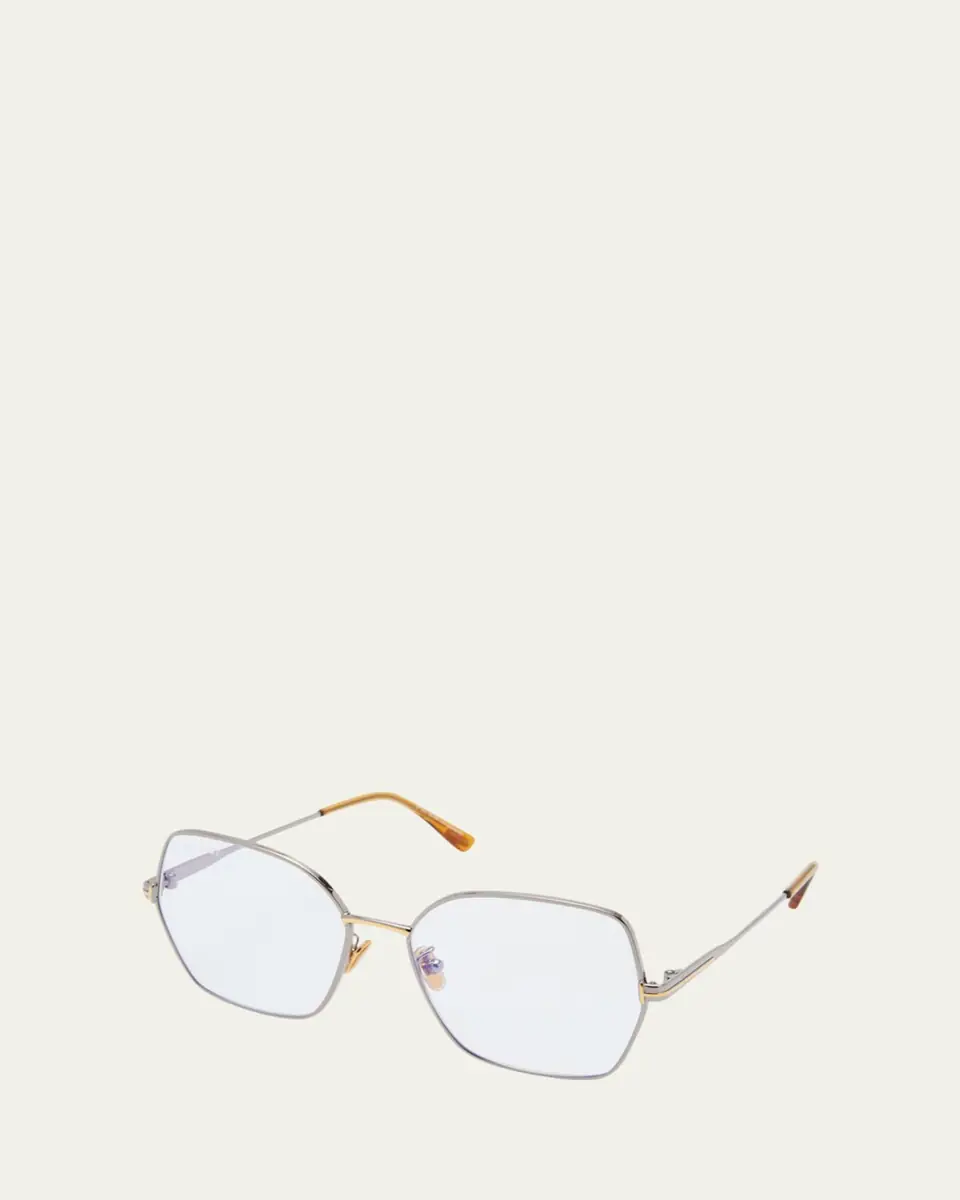 TOM FORD Blue Blocking Two-Tone Metal Butterly Glasses | Thumbnail 2 TOM FORD Blue Blocking Two-Tone Metal Butterly Glasses | Thumbnail 2