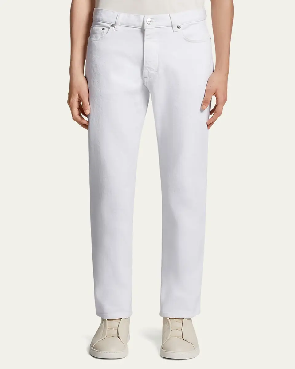 ZEGNA Men's Straight Leg Denim 5-Pocket Pants | Thumbnail 3 ZEGNA Men's Straight Leg Denim 5-Pocket Pants | Thumbnail 3
