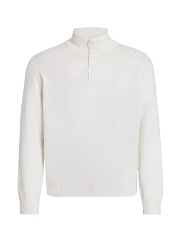 Men's Oasi Cashmere Zip Mock Neck Sweater Men's Oasi Cashmere Zip Mock Neck Sweater