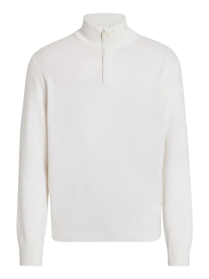 Men's Oasi Cashmere Zip Mock Neck Sweater Men's Oasi Cashmere Zip Mock Neck Sweater