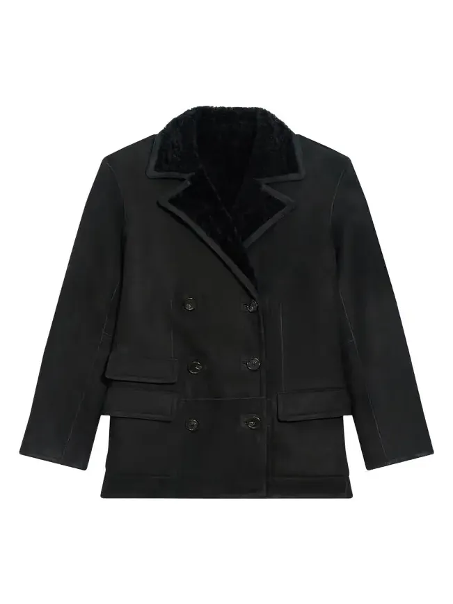 Shearling Peacoat Blazer Shearling Peacoat Blazer