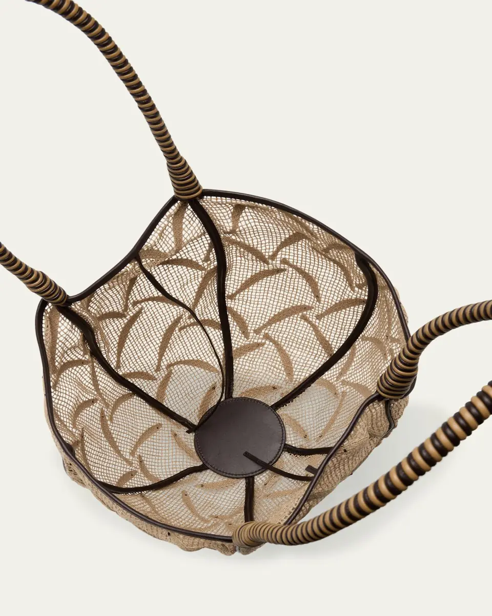 Bottega Veneta Fishnet Sardine Tote Bag | Thumbnail 4