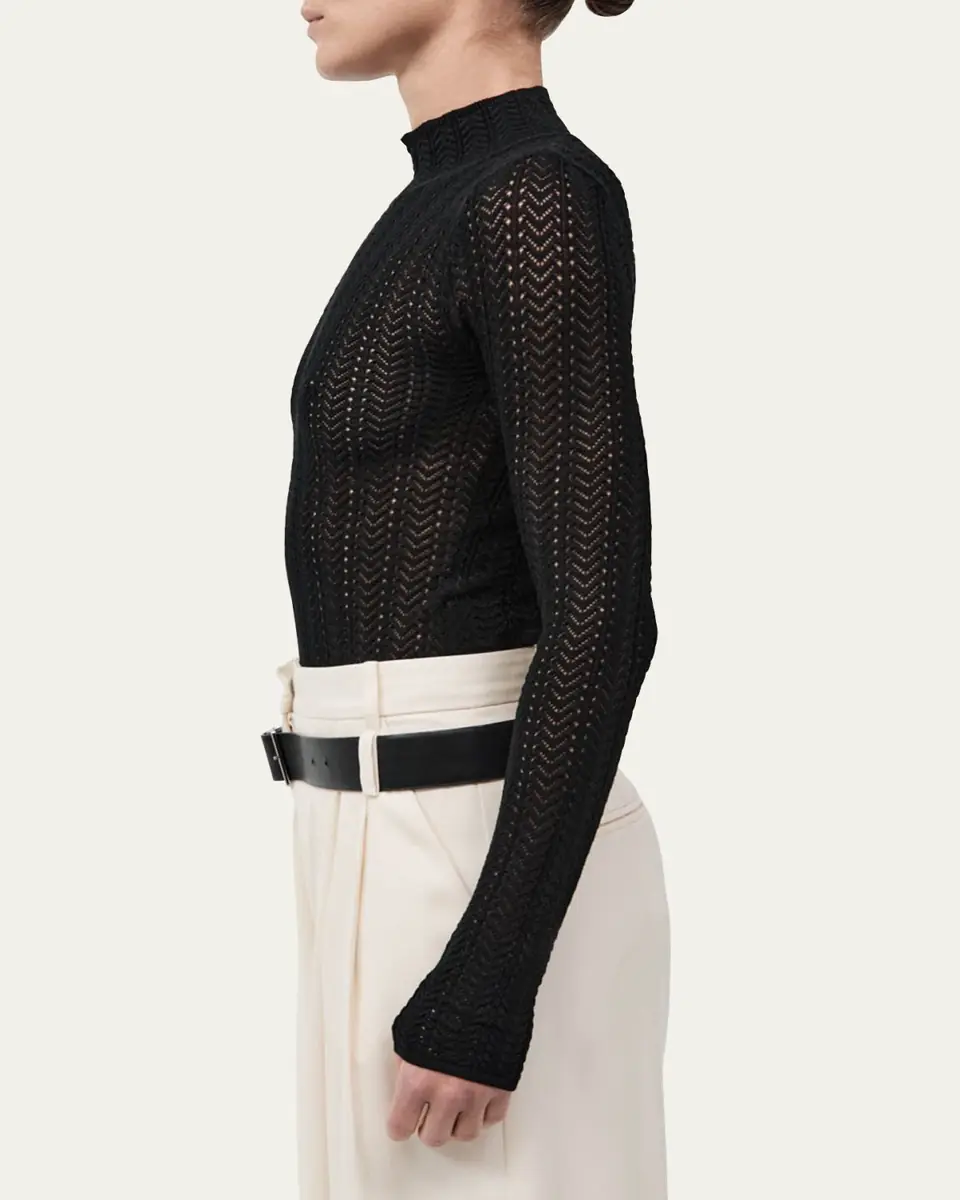 St. Agni Textured Knit Bodysuit | Thumbnail 4
