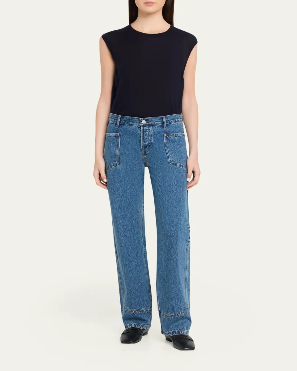 Still Here Supply Straight-Leg Utility Jeans | Thumbnail 2 Still Here Supply Straight-Leg Utility Jeans | Thumbnail 2