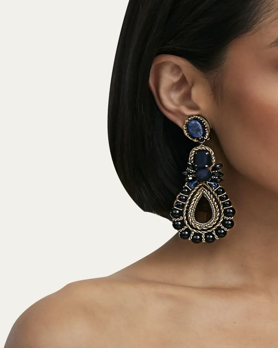 RANJANA KHAN The Dalia Statement Earrings | Thumbnail 2