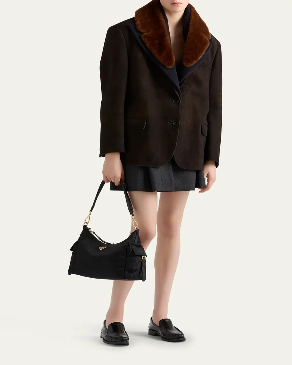 Prada Explore Re-Nylon Shoulder Bag | Thumbnail 4 Prada Explore Re-Nylon Shoulder Bag | Thumbnail 4
