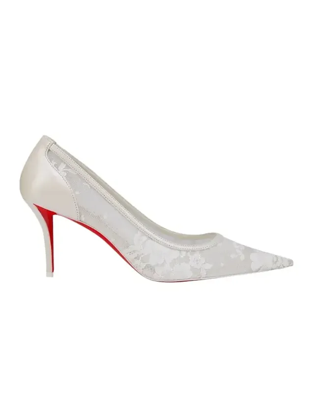 80mm Miss Z Floral Mesh Pumps 80mm Miss Z Floral Mesh Pumps