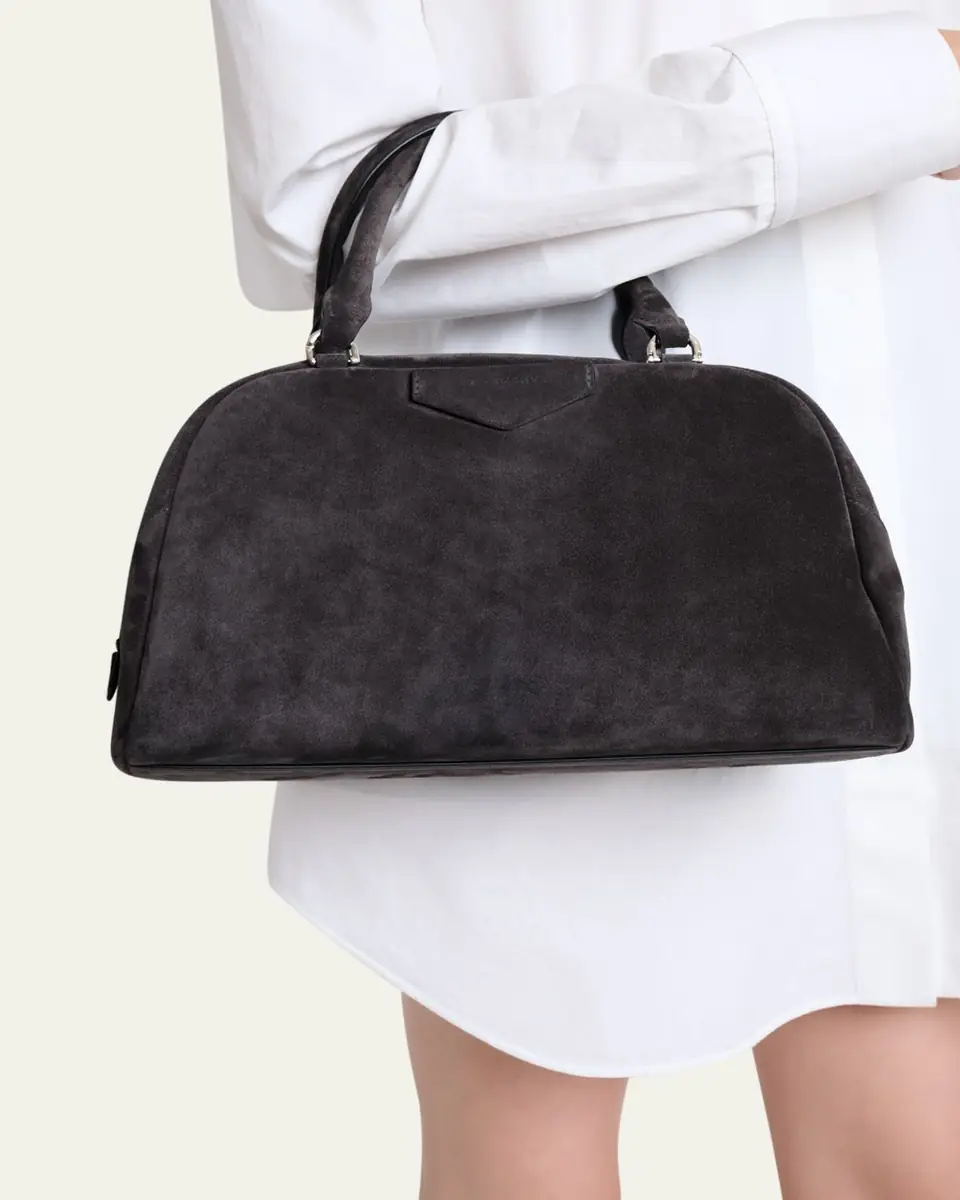 Givenchy Antigona East-West Top-Handle Bag in Suede | Thumbnail 2