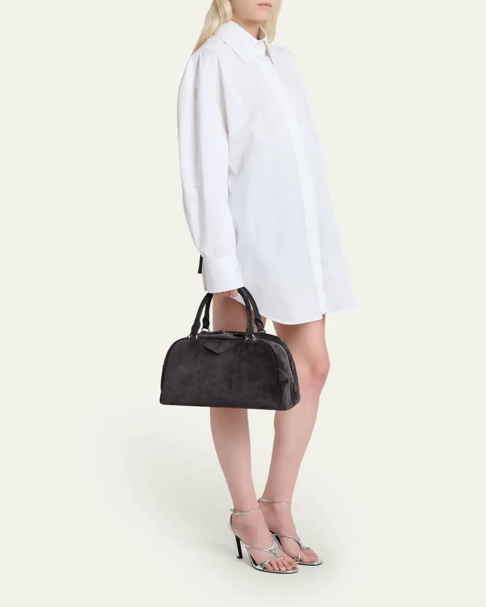 Givenchy Antigona East-West Top-Handle Bag in Suede | Thumbnail 5