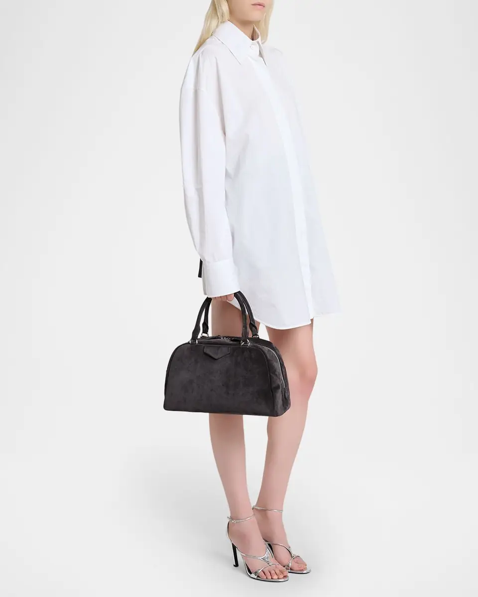 Givenchy Antigona East-West Top-Handle Bag in Suede | Thumbnail 9